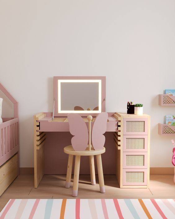 Rose Butterfly Dressing Table