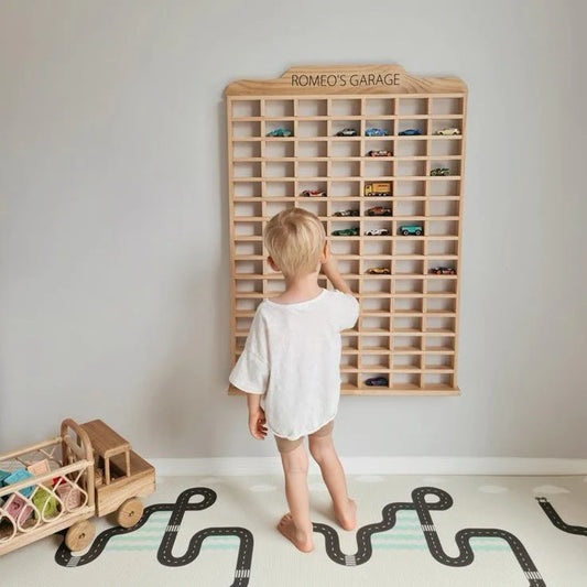 Wooden Car Collector Garage