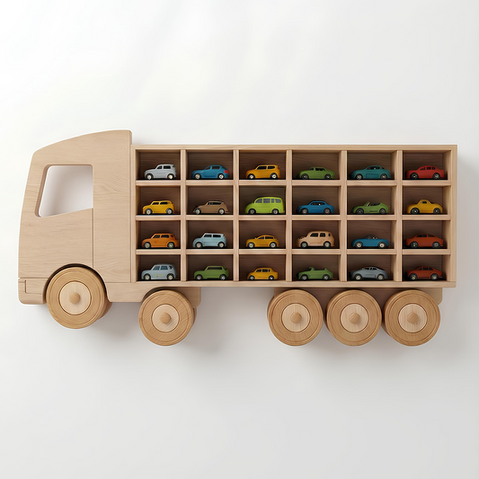 Wooden Truck Car Display